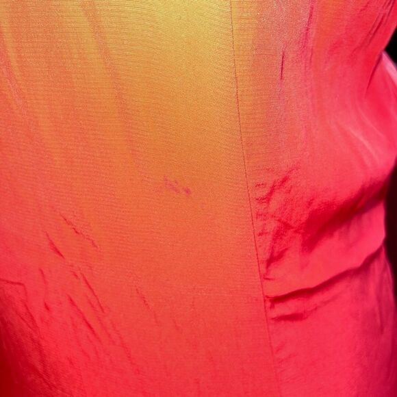 Something Navy Neon Coral Dress - Picture 8 of 16